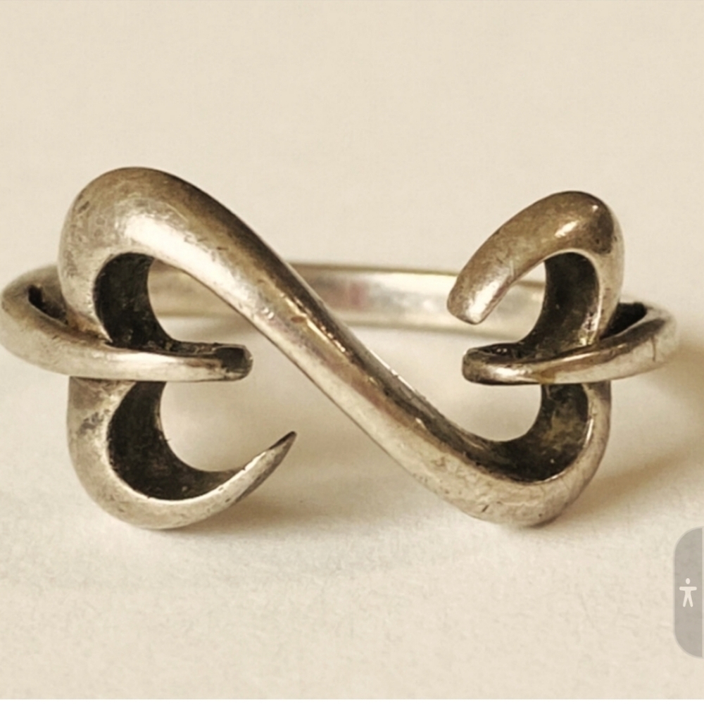 Jane Seymour Kay Jewelers open heart ring sterling 925